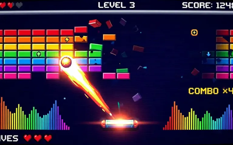Mischief 1: Breakout game being played (video models)