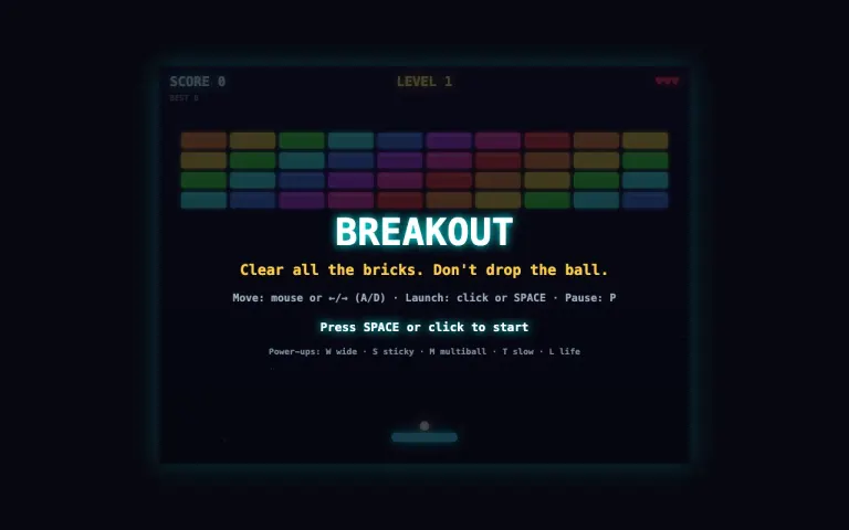 Claude Sonnet 5.5: Playable Breakout