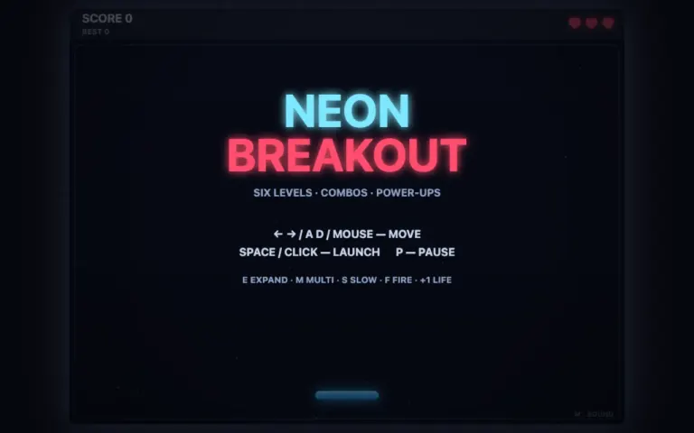 Ember-1: Playable Breakout