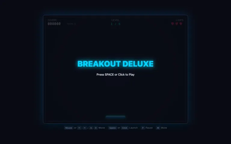 Gemini 3.8 Flash: Playable Breakout