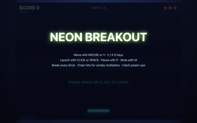 Glimpse: Playable Breakout