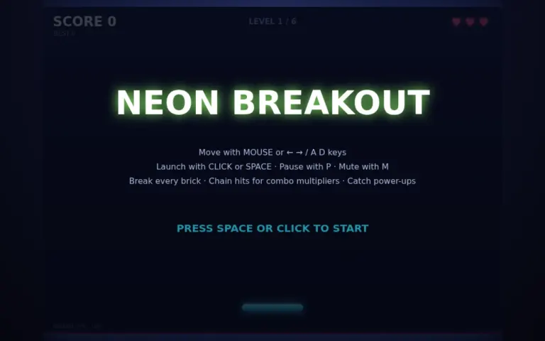 Glimpse: Playable Breakout