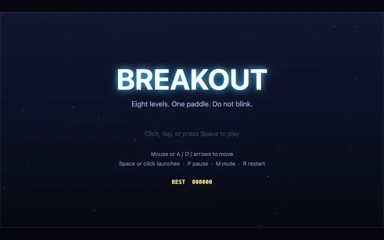 Grok 4.7: Playable Breakout