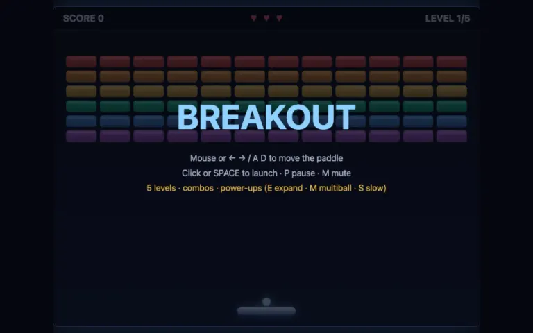 Kimi K3: Playable Breakout