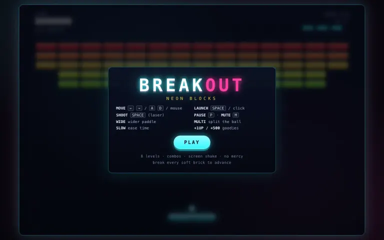 MiMo v2.6 Flash: Playable Breakout