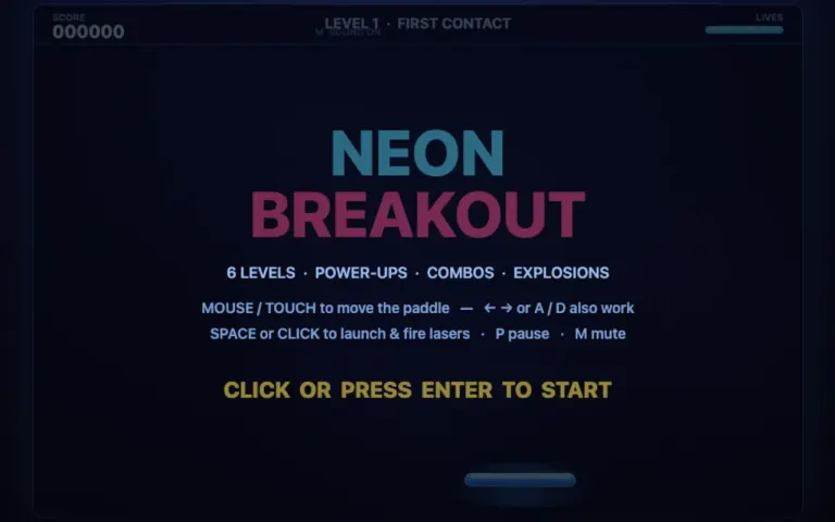 MiMo v2.6 Pro: Playable Breakout
