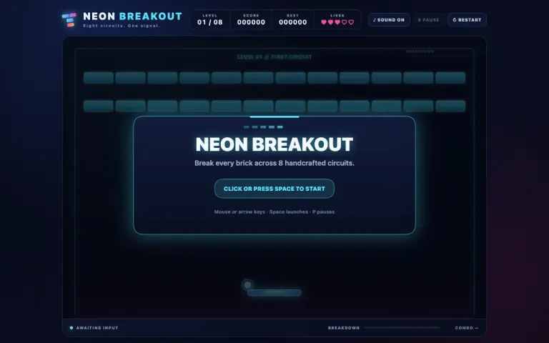 MiniMax M3: Playable Breakout