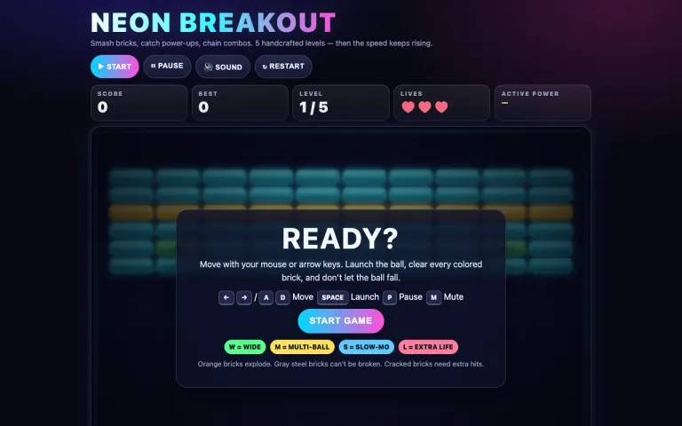 Muse Wonder: Playable Breakout