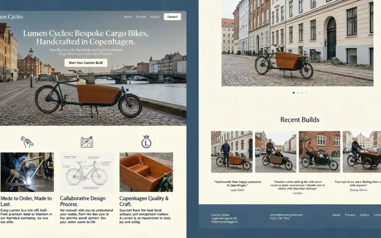 Mischief 1: Ad for a cargo bike workshop (video models)