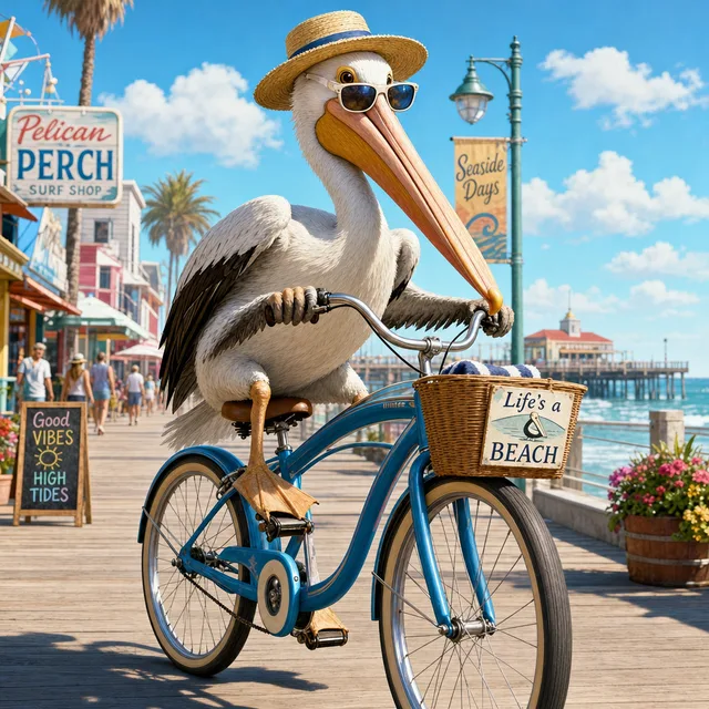 GPT-5.4 Image 2: Pelican riding a bicycle (image models)