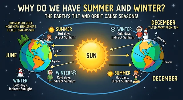 Nano Banana 2: Picture of the seasons for a 9-year-old