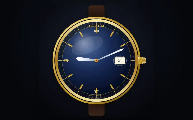 Beam 1.0: Wristwatch that shows the current time