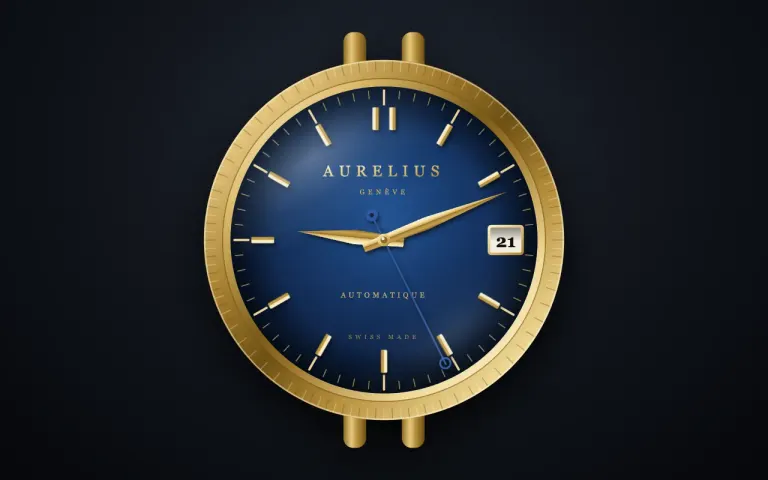 DeepSeek V4.1 Flash 1017: Wristwatch that shows the current time