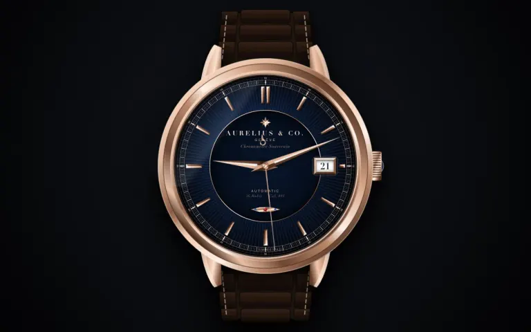 Gemini 4 Argon: Wristwatch that shows the current time