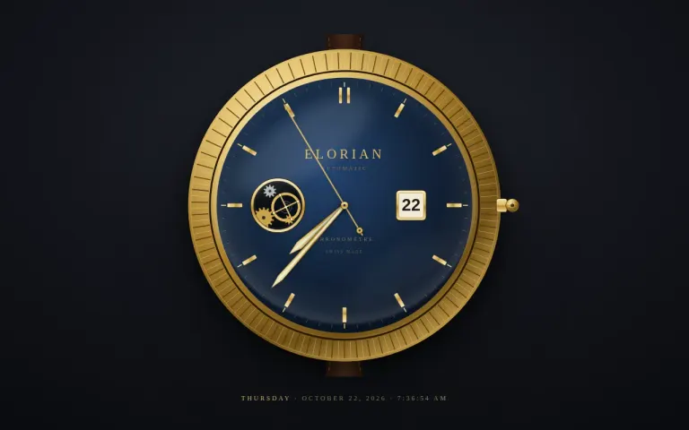 Glimpse: Wristwatch that shows the current time