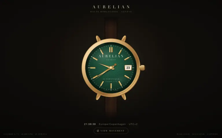GLM 5.3 Prime: Wristwatch that shows the current time