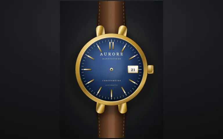 MiMo v2.6 Pro: Wristwatch that shows the current time