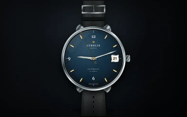 MiniMax M3.1 Flash: Wristwatch that shows the current time