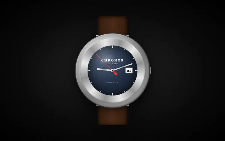 MiniMax M3: Wristwatch that shows the current time