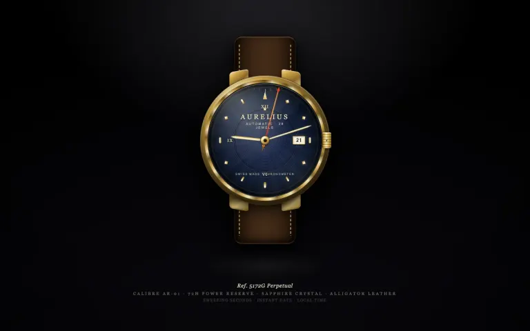 Muse Spark Open: Wristwatch that shows the current time
