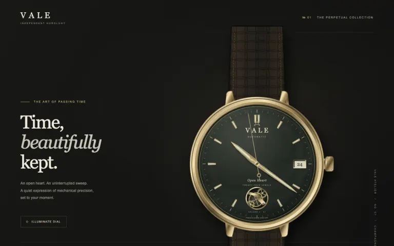 Pareto 26.10: Wristwatch that shows the current time