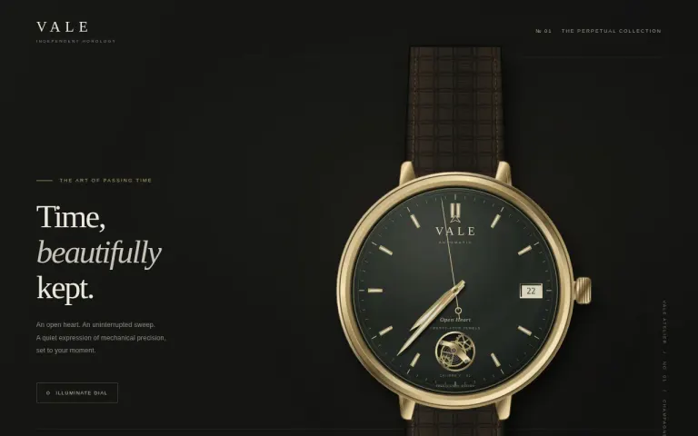 Pareto 26.10: Wristwatch that shows the current time