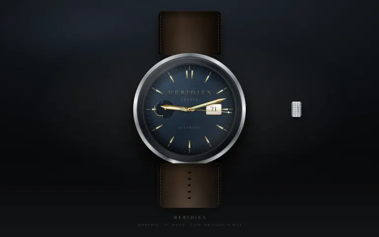Space Bunny: Wristwatch that shows the current time
