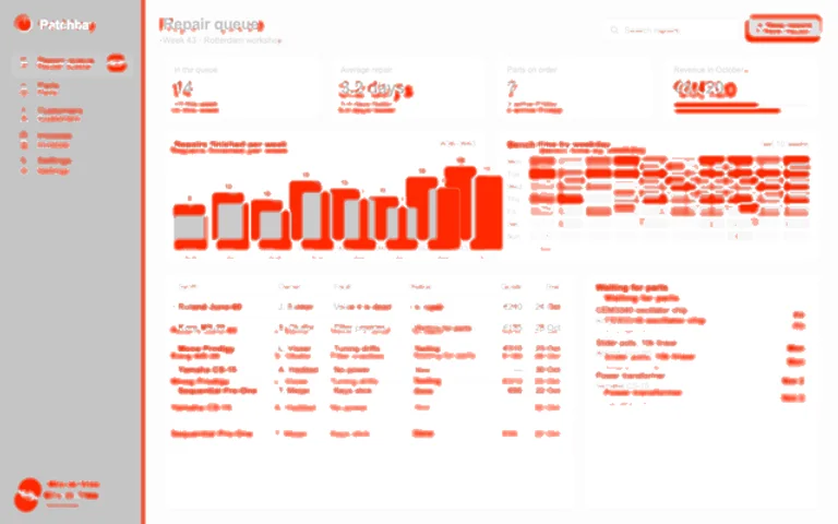 Where Grok 4.7's rebuild differs from the original, in red